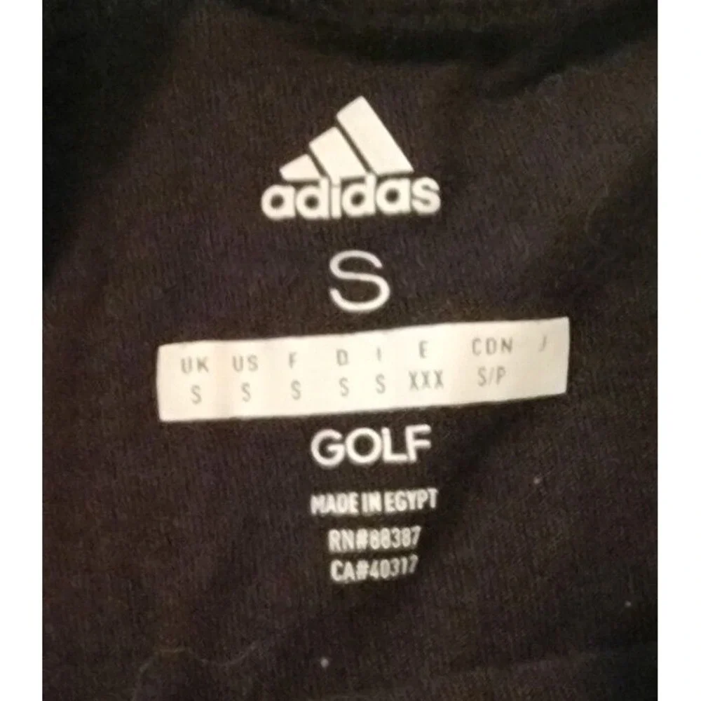 Adidas Golf Long Sleeve T-Shirt Athletic‎ Training Tee Black Small